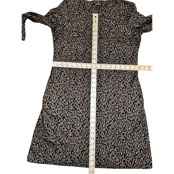 NICOLE‎ MILLER ORIGINAL DRESS POCKETS 3/4 SLV GRAY BLACK PINK M Retail $180 - Picture 7 of 10